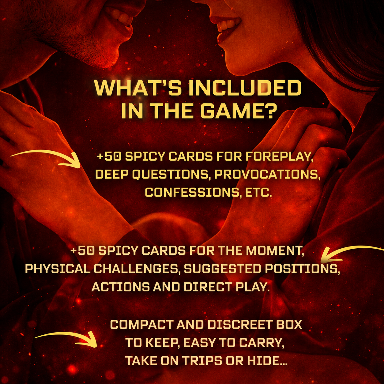 4X1 – CARDS FOR FOREPLAY + CARDS FOR ACTION + 20 SE**** CHALLENGES AND 20 ROLES & SCENARIOS AS A GIFT