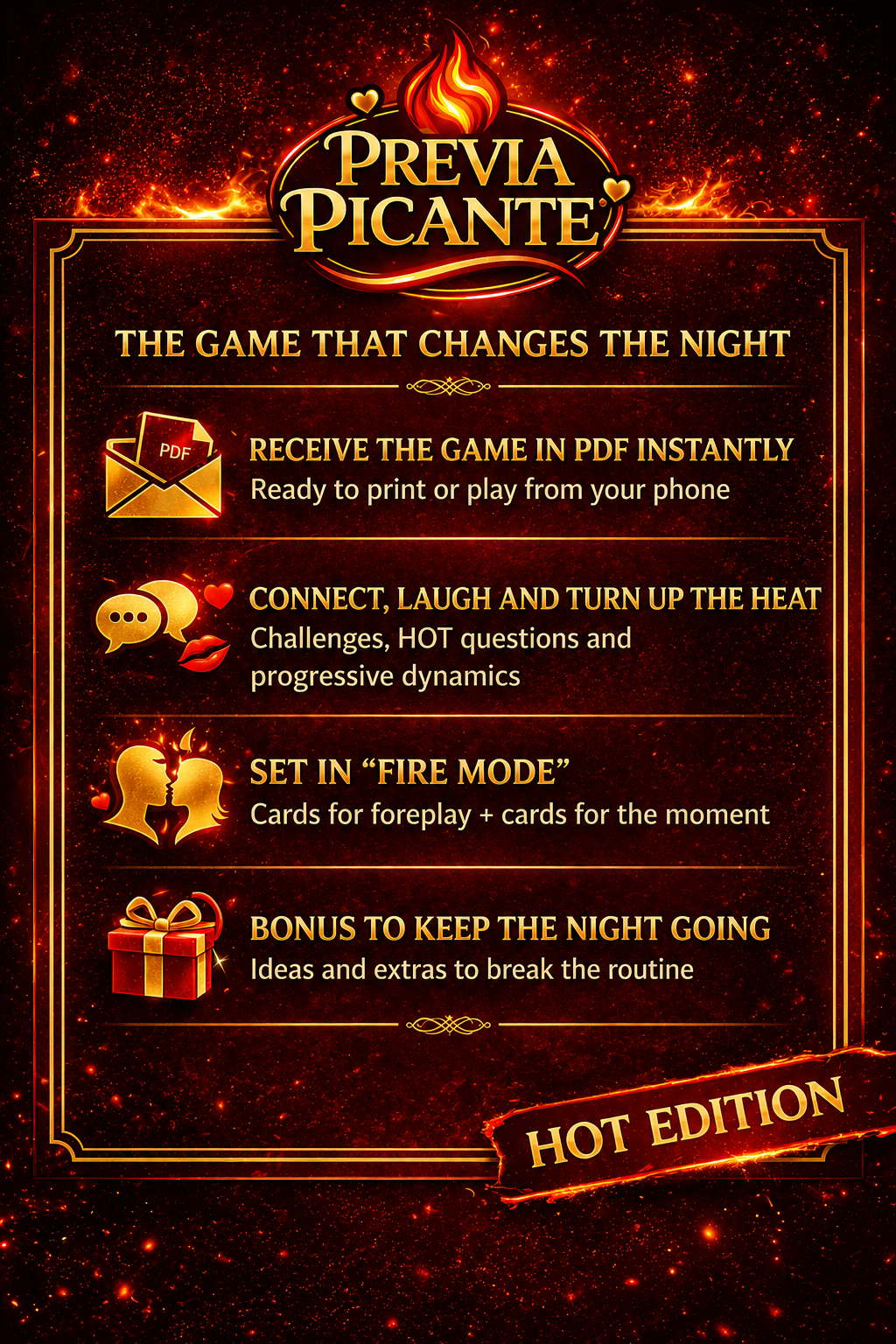 4X1 – CARDS FOR FOREPLAY + CARDS FOR ACTION + 20 SE**** CHALLENGES AND 20 ROLES & SCENARIOS AS A GIFT